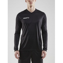 Craft Sport Long Sleeve Shirt (Jersey) Squad Solid - high elasticity, ergonomic design - black Men